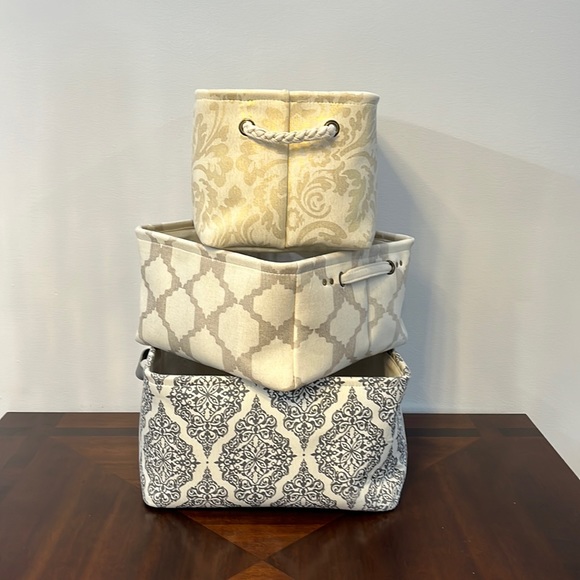 Assortment of 3 Storage Bins - Picture 1 of 7